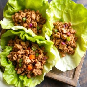 Ground Meat Lettuce Wraps